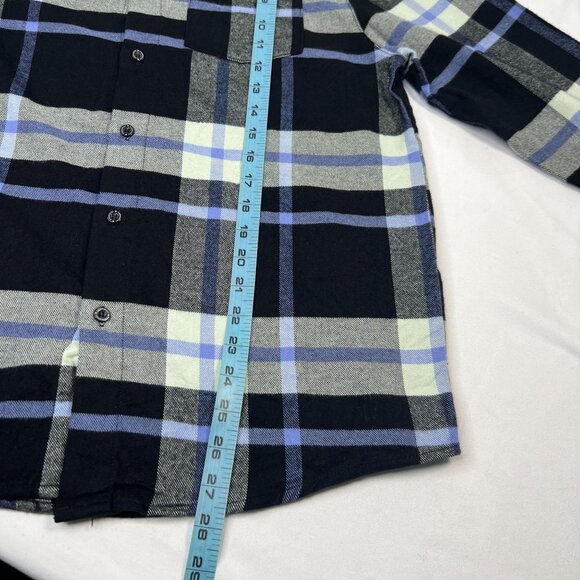 Disney Cakeworthy Maleificent Plaid Flannel Villains Embroidered Unisex Small - Picture 10 of 16